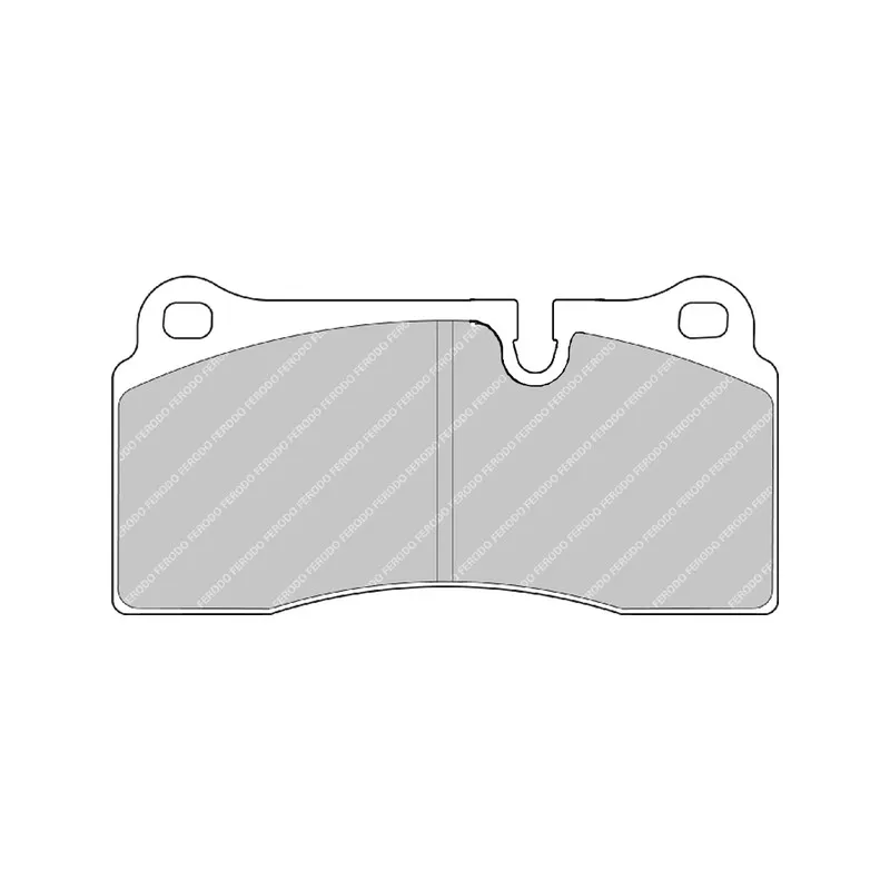 Jeu de 4 plaquettes de frein avant FERODO RACING FDS1281