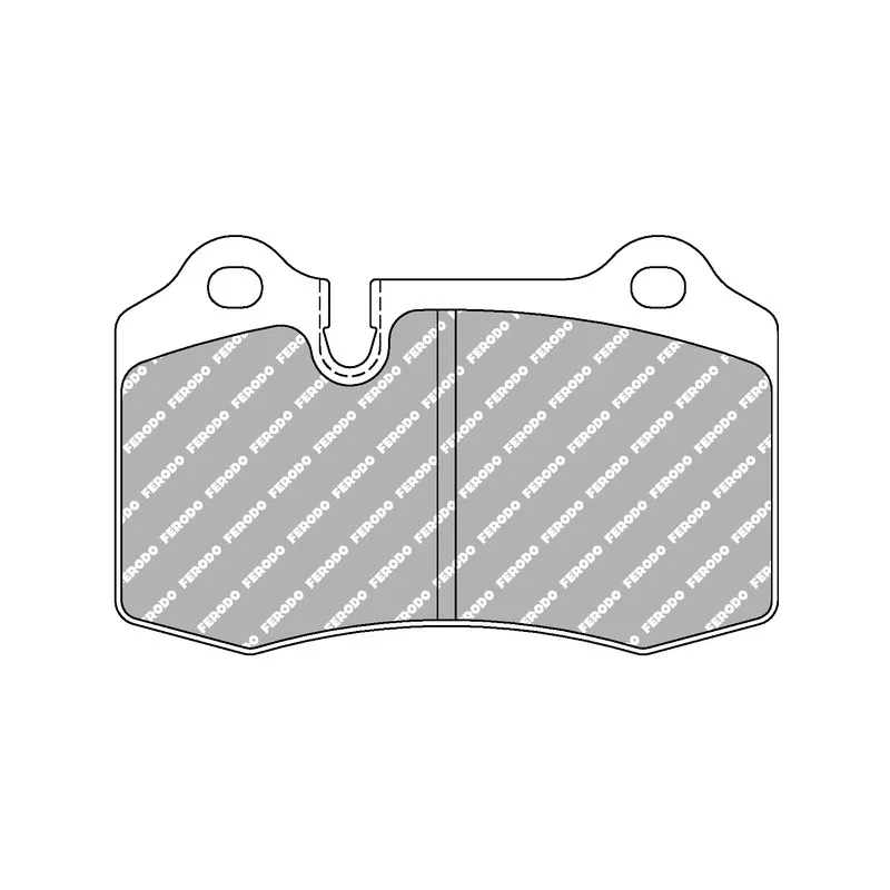 Jeu de 4 plaquettes de frein avant FERODO RACING FDS1348
