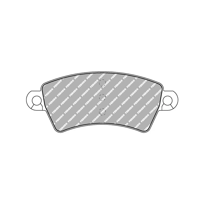 Jeu de 4 plaquettes de frein avant FERODO RACING FDS1370