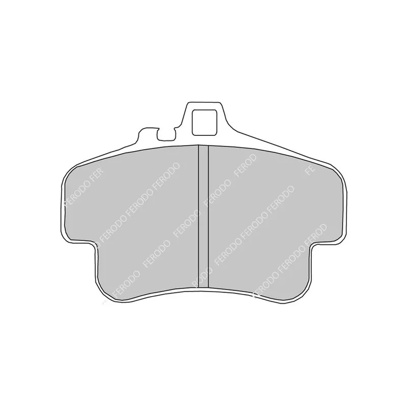 Jeu de 4 plaquettes de frein avant FERODO RACING FDS1435