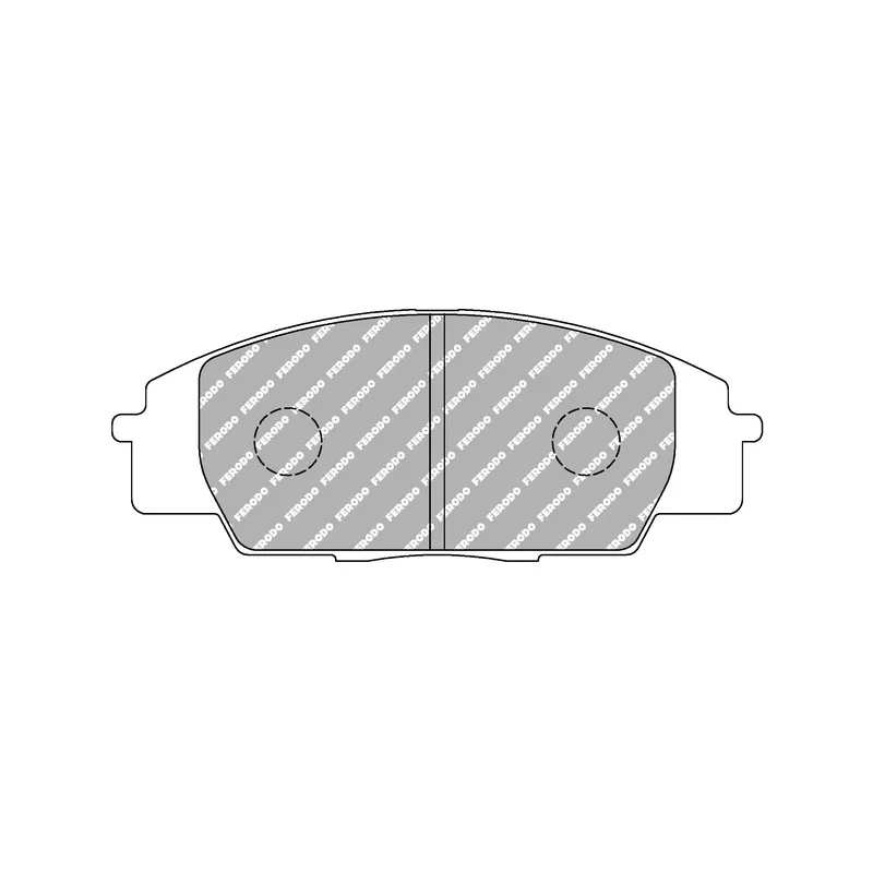 Jeu de 4 plaquettes de frein avant FERODO RACING FDS1444