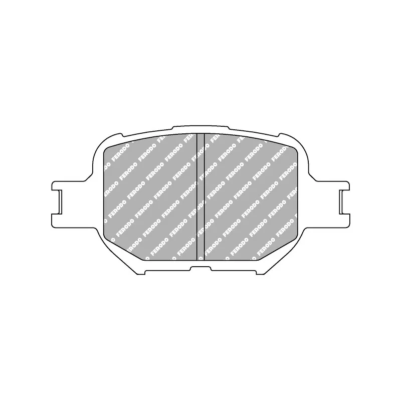 Jeu de 4 plaquettes de frein avant FERODO RACING FDS1528