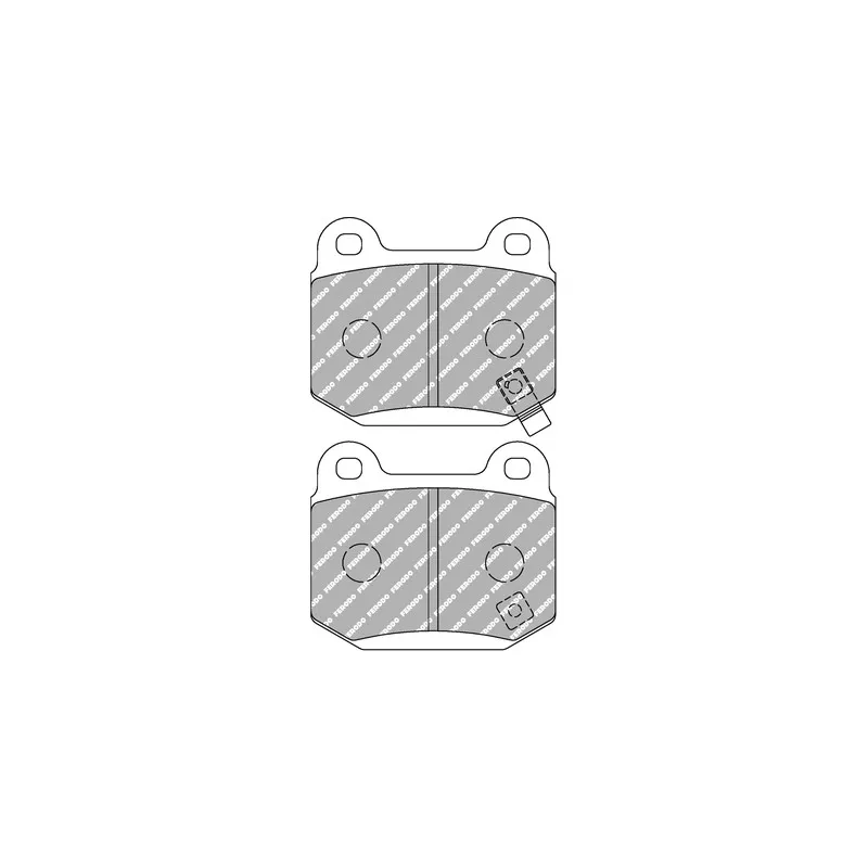 Jeu de 4 plaquettes de frein avant FERODO RACING FDS1562
