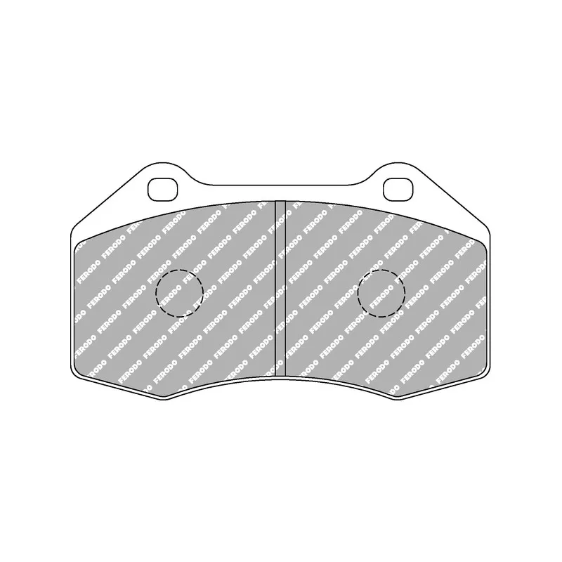 Jeu de 4 plaquettes de frein avant FERODO RACING FDS1667