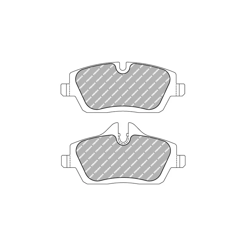 Jeu de 4 plaquettes de frein avant FERODO RACING FDS1747