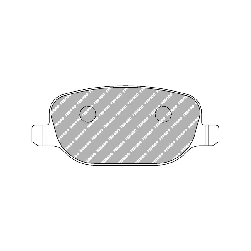 Jeu de 4 plaquettes de frein arrière FERODO RACING FDS1795