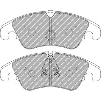 Jeu de 4 plaquettes de frein avant FERODO RACING FDS4044