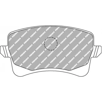 Jeu de 4 plaquettes de frein arrière FERODO RACING FDS4050
