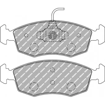 Jeu de 4 plaquettes de frein avant FERODO RACING FDS4353