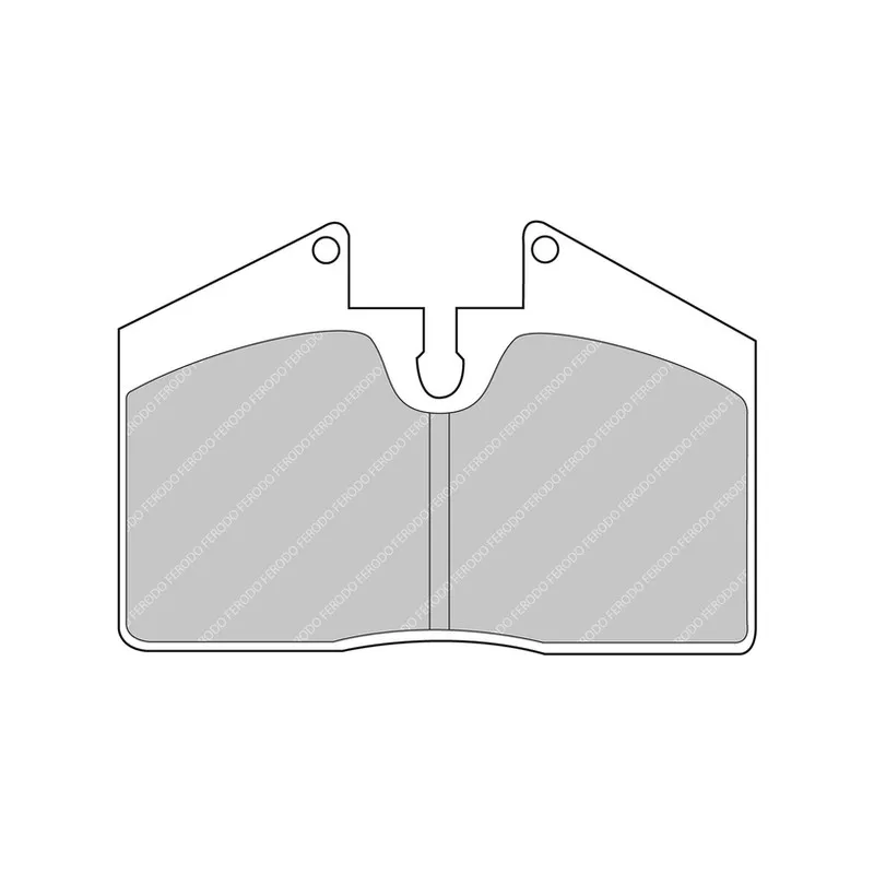 Jeu de 4 plaquettes de frein avant FERODO RACING FDS451