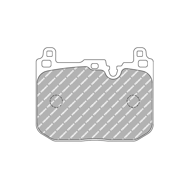 Jeu de 4 plaquettes de frein avant FERODO RACING FDS4611