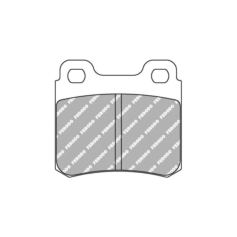 Jeu de 4 plaquettes de frein arrière FERODO RACING FDS586