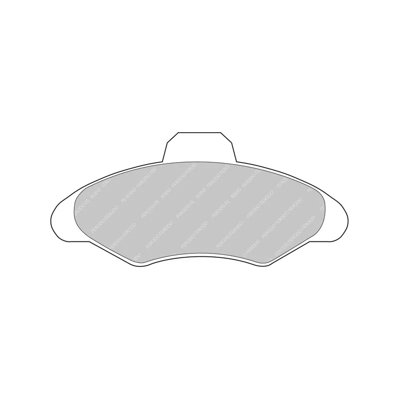 Jeu de 4 plaquettes de frein avant FERODO RACING FDS617