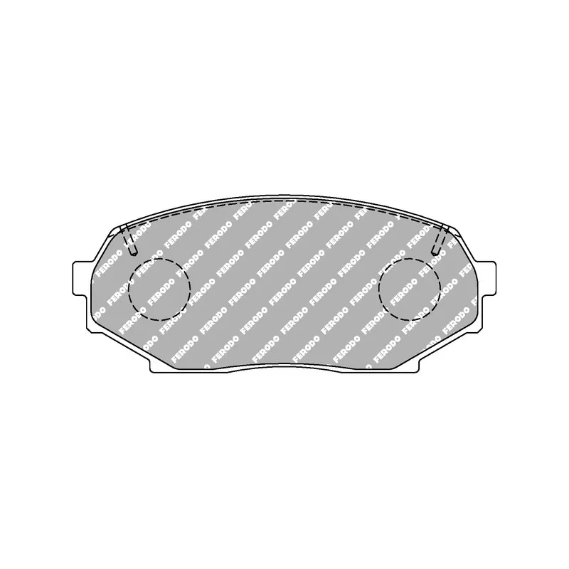 Jeu de 4 plaquettes de frein avant FERODO RACING FDS653