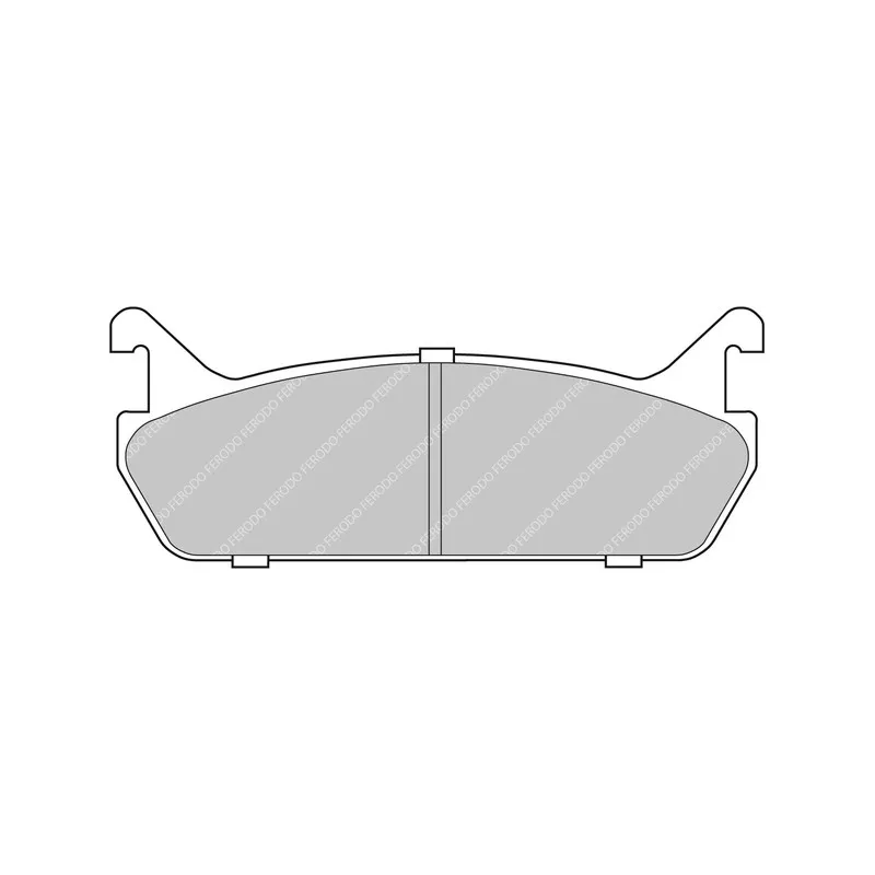 Jeu de 4 plaquettes de frein arrière FERODO RACING FDS654