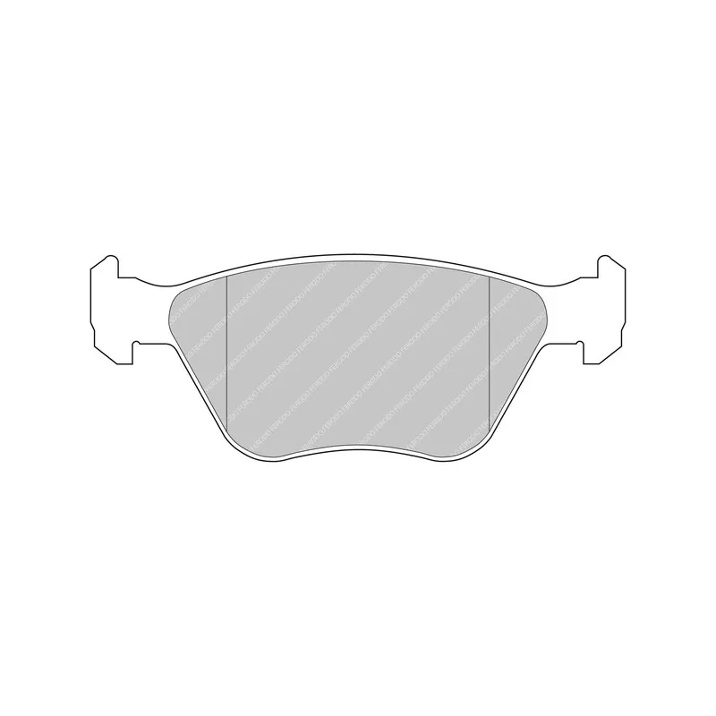 Jeu de 4 plaquettes de frein avant FERODO RACING FDS685