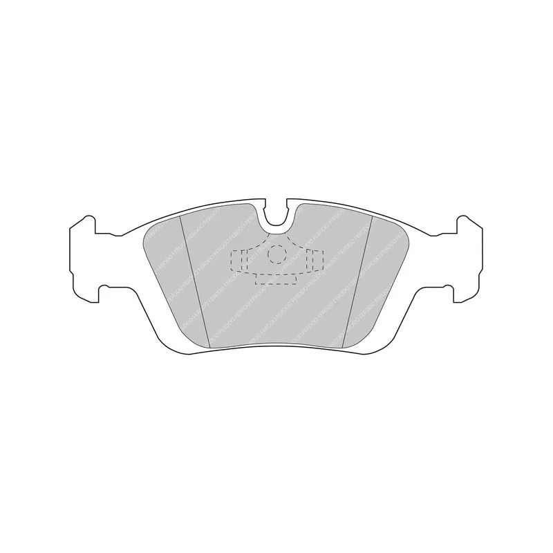 Jeu de 4 plaquettes de frein avant FERODO RACING FDS725