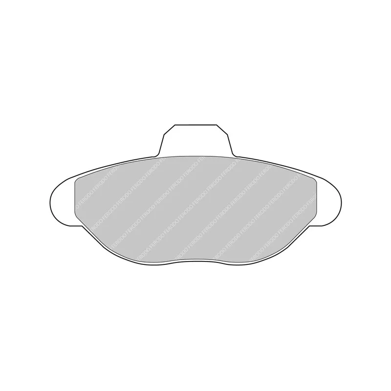 Jeu de 4 plaquettes de frein avant FERODO RACING FDS749