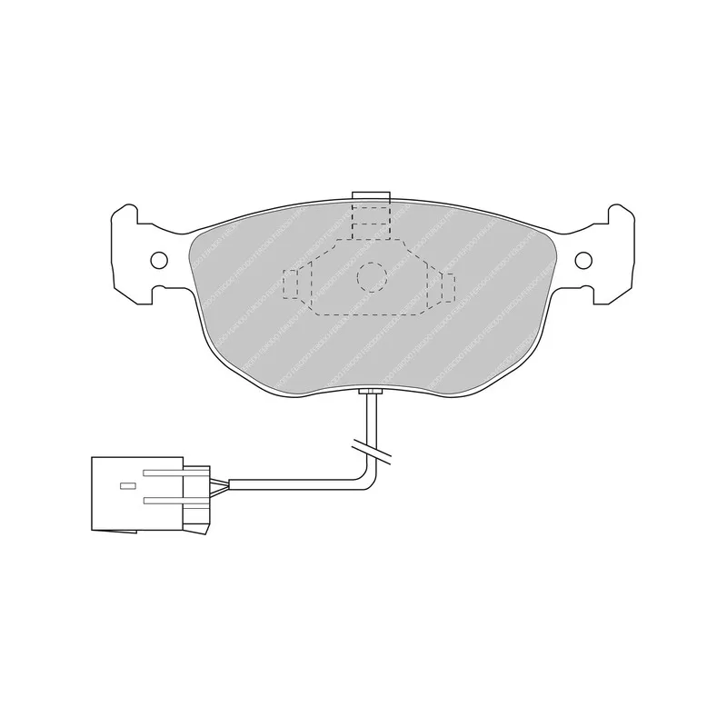 Jeu de 4 plaquettes de frein avant FERODO RACING FDS767