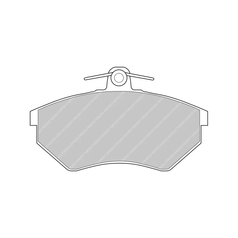 Jeu de 4 plaquettes de frein avant FERODO RACING FDS775