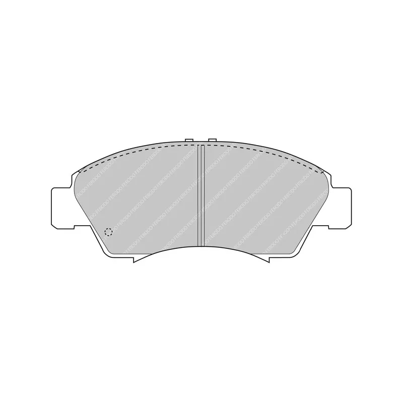 Jeu de 4 plaquettes de frein avant FERODO RACING FDS777