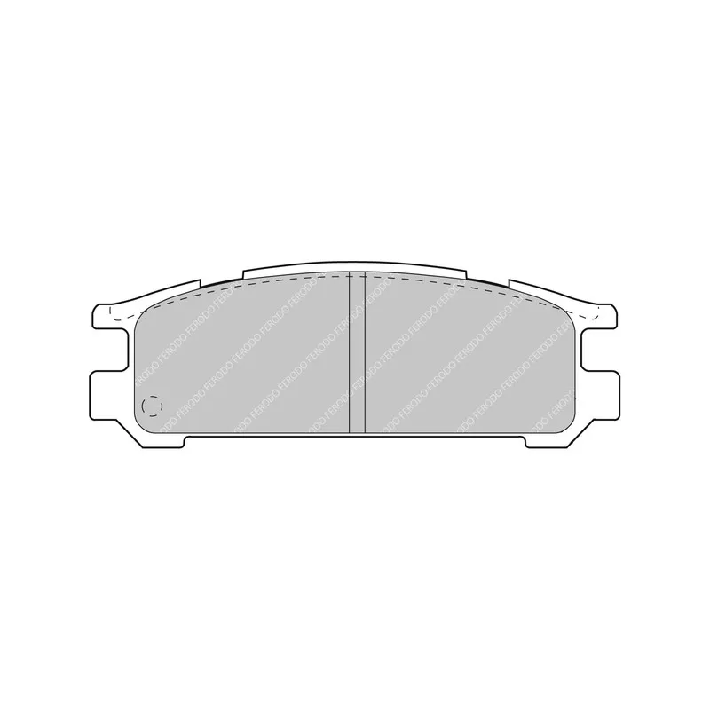 Jeu de 4 plaquettes de frein arrière FERODO RACING FDS790