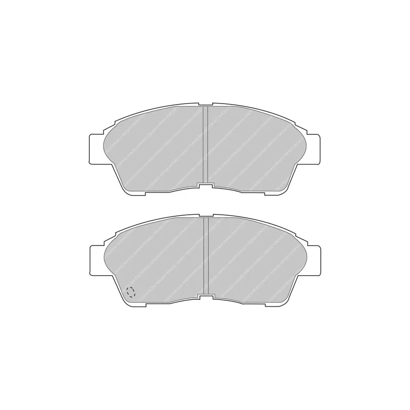 Jeu de 4 plaquettes de frein avant FERODO RACING FDS867