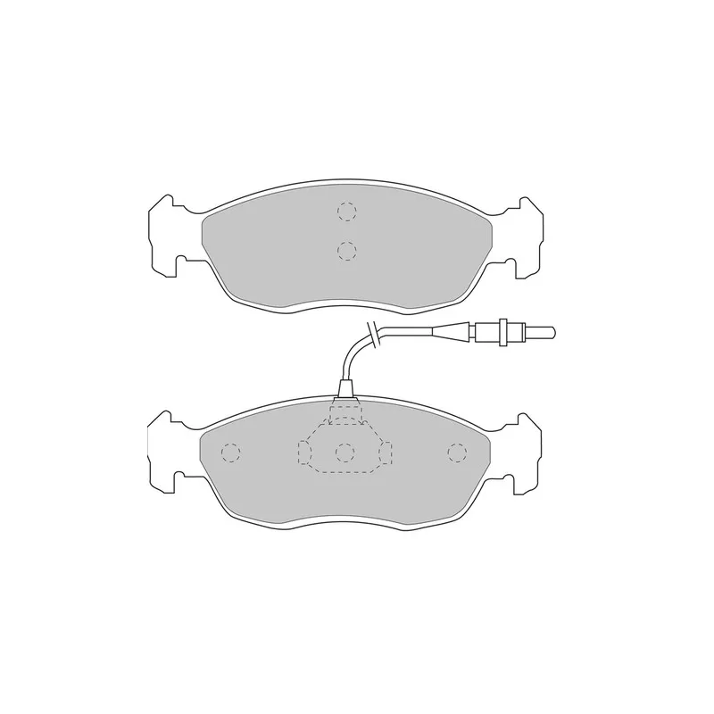 Jeu de 4 plaquettes de frein avant FERODO RACING FDS876