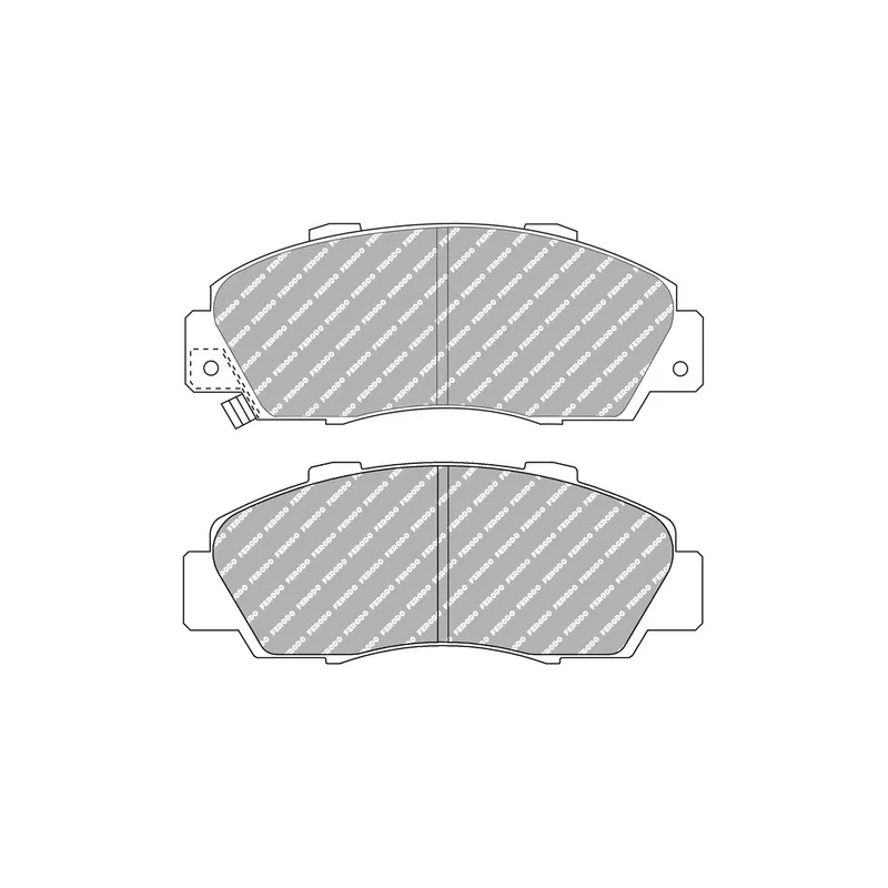 Jeu de 4 plaquettes de frein avant FERODO RACING FDS905