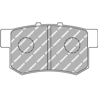 Jeu de 4 plaquettes de frein arrière FERODO RACING FDS956