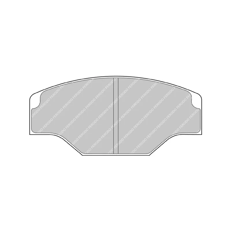 Jeu de 4 plaquettes de frein avant FERODO RACING FRP201H