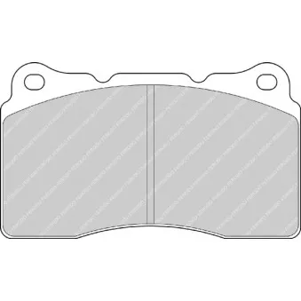 Jeu de 4 plaquettes de frein avant FERODO RACING FRP3067R