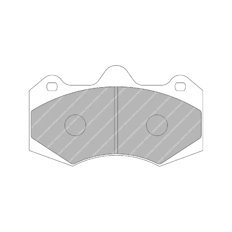 Jeu de 4 plaquettes de frein avant FERODO RACING FRP3084W