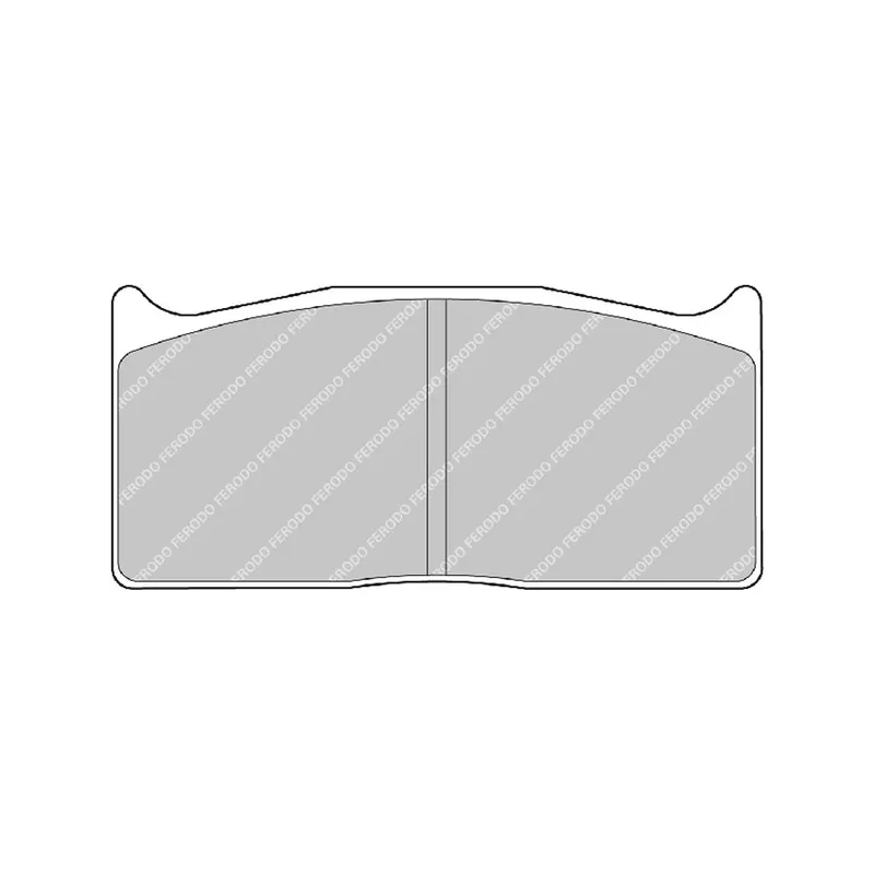 Jeu de 4 plaquettes de frein avant FERODO RACING FRP308W