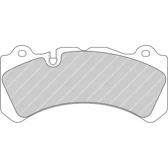Jeu de 4 plaquettes de frein avant FERODO RACING FRP3098Z