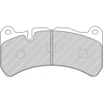 Jeu de 4 plaquettes de frein avant FERODO RACING FRP3100H