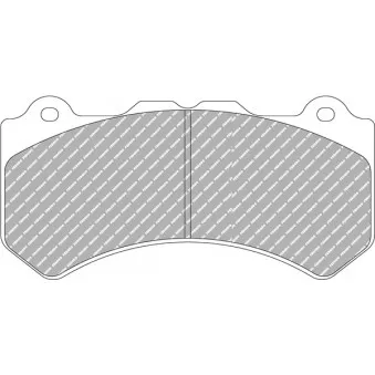 Jeu de 4 plaquettes de frein avant FERODO RACING FRP3133Z
