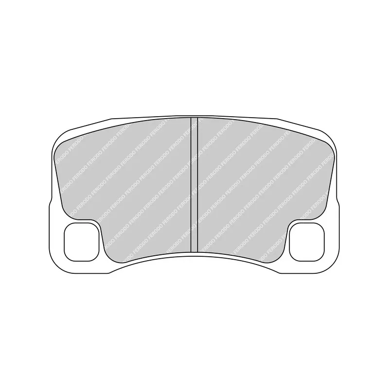 Jeu de 4 plaquettes de frein arrière FERODO RACING FRP3143W
