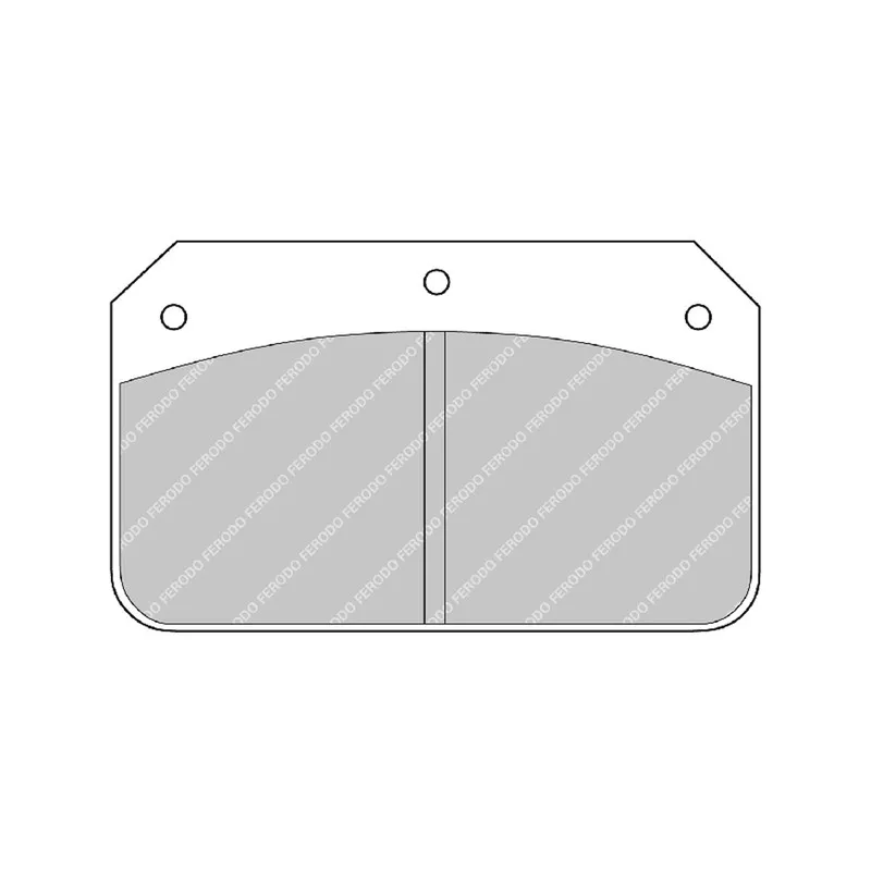 Jeu de 4 plaquettes de frein avant FERODO RACING FRP502H