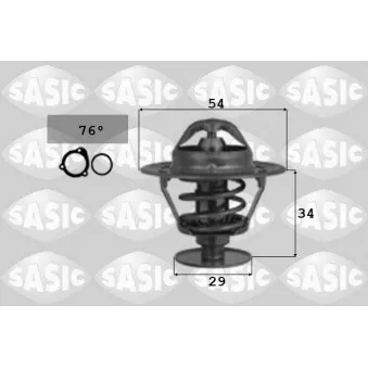 Thermostat d'eau SASIC 3306040