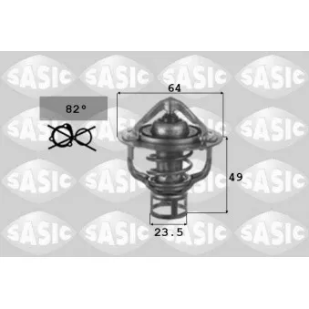Thermostat d'eau SASIC 3306044