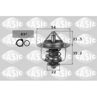 Thermostat d'eau SASIC 3306045