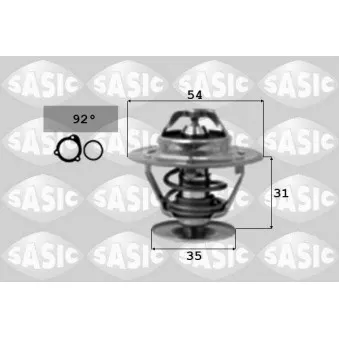 Thermostat d'eau SASIC 3306067