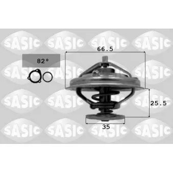 Thermostat d'eau SASIC 3306074