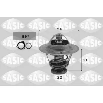 Thermostat d'eau SASIC 3306078