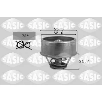 Thermostat d'eau SASIC 3371251