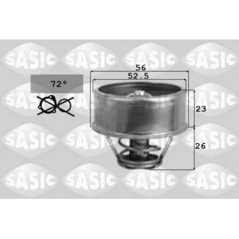 Thermostat d'eau SASIC 3371401