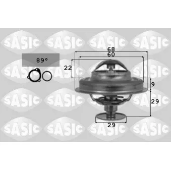 Thermostat d'eau SASIC 3381041