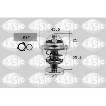 Thermostat d'eau SASIC 3381211