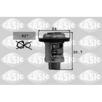 Thermostat d'eau SASIC 3381361